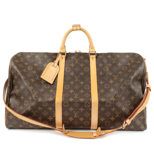 Louis Vuitton Monogram Keep All 55 Bandouliere Boston Bag M41414