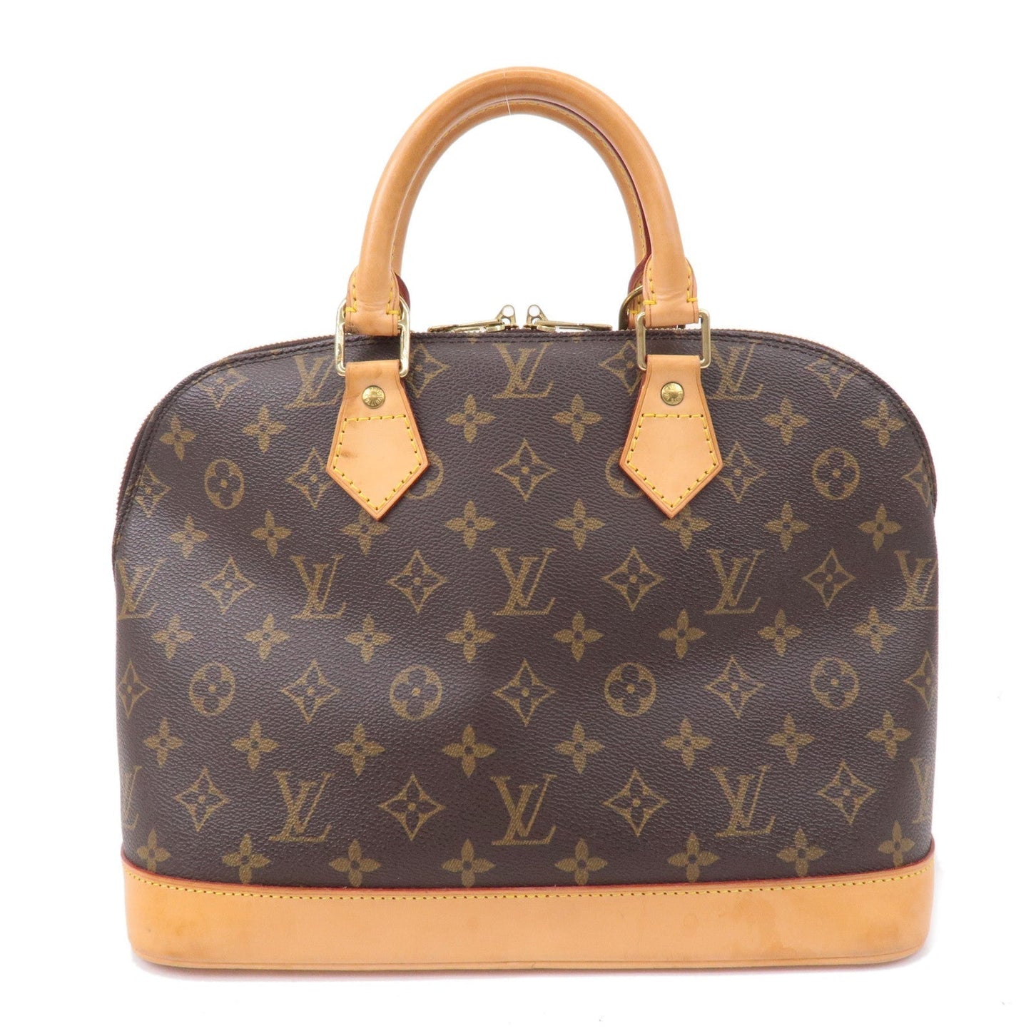 Louis Vuitton Monogram Alma Hand Bag Brown M51130