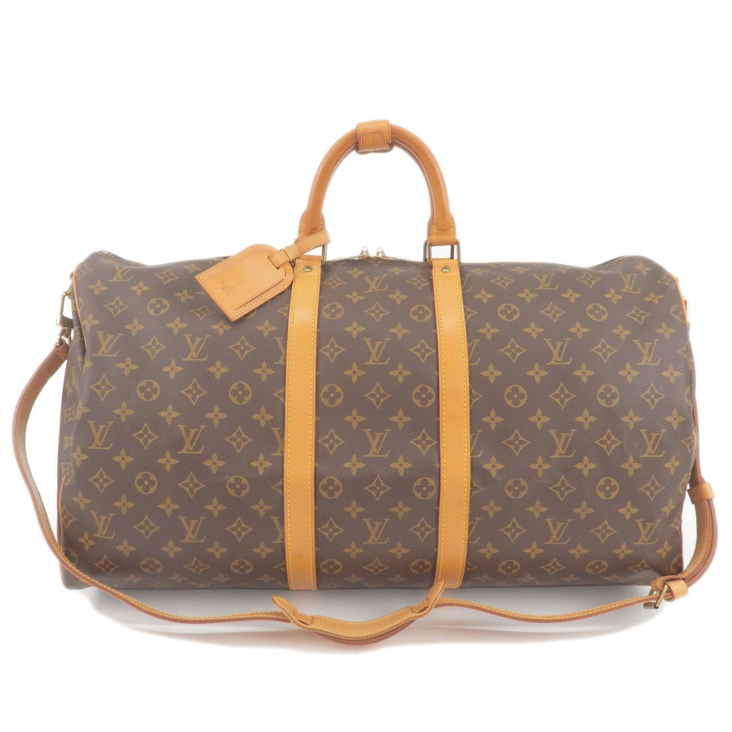 Louis Vuitton Monogram Keep All Bandouliere 55 Boston Bag M41414