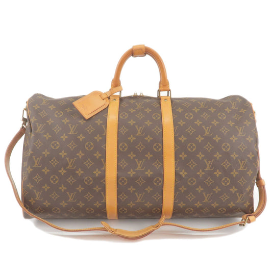 Louis Vuitton Monogram Keep All Bandouliere 55 Boston Bag M41414