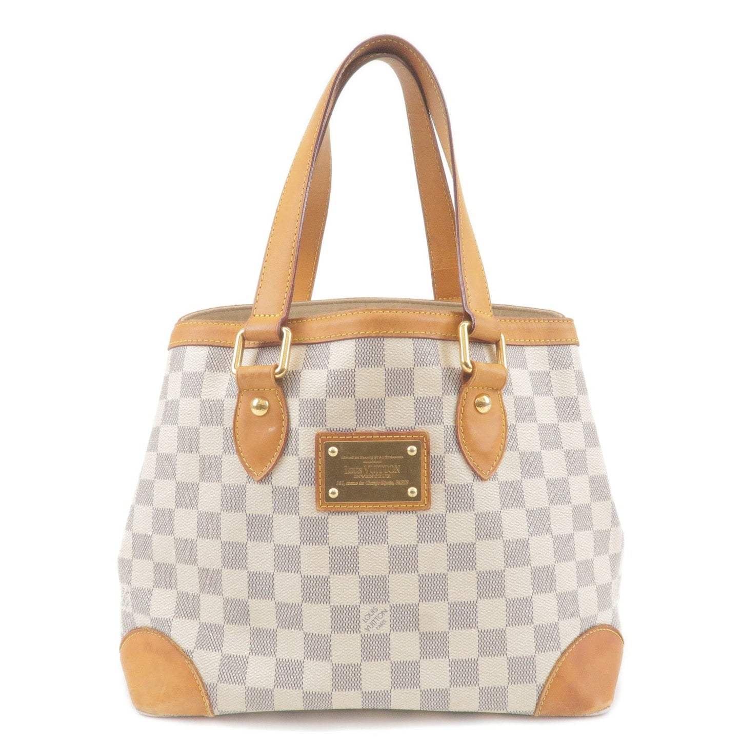 Louis Vuitton Damier Azur Hampstead PM Hand Bag N51207