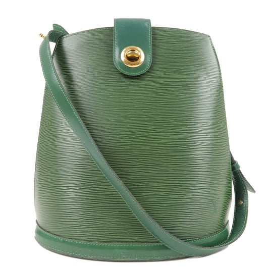 Louis Vuitton Epi Cluny Shoulder Bag Borneo Green M52254