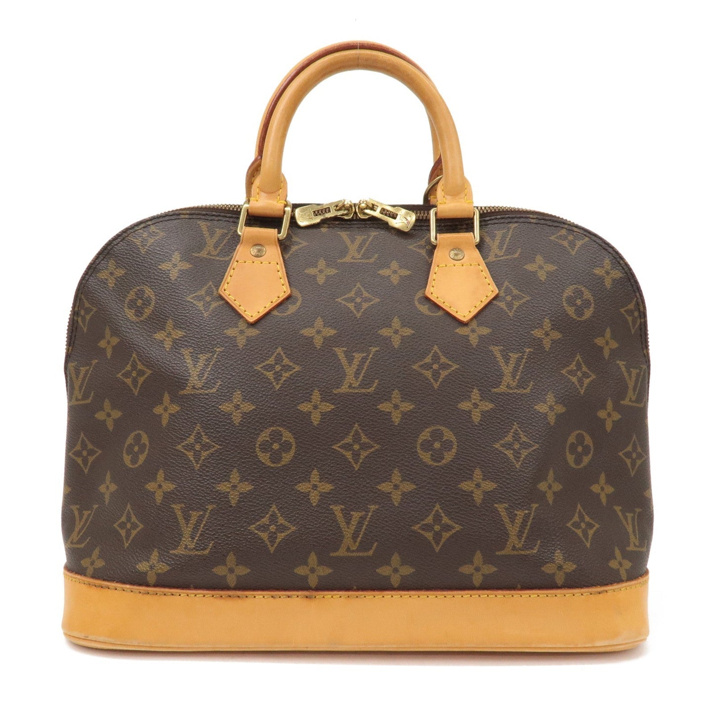 Louis Vuitton Monogram Alma Hand Bag Brown M51130