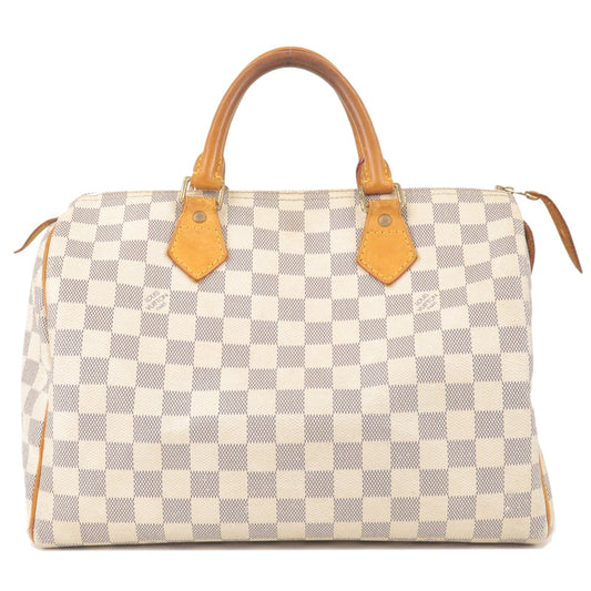 Louis Vuitton Damier Azur Speedy 30 Boston Hand Bag N41533