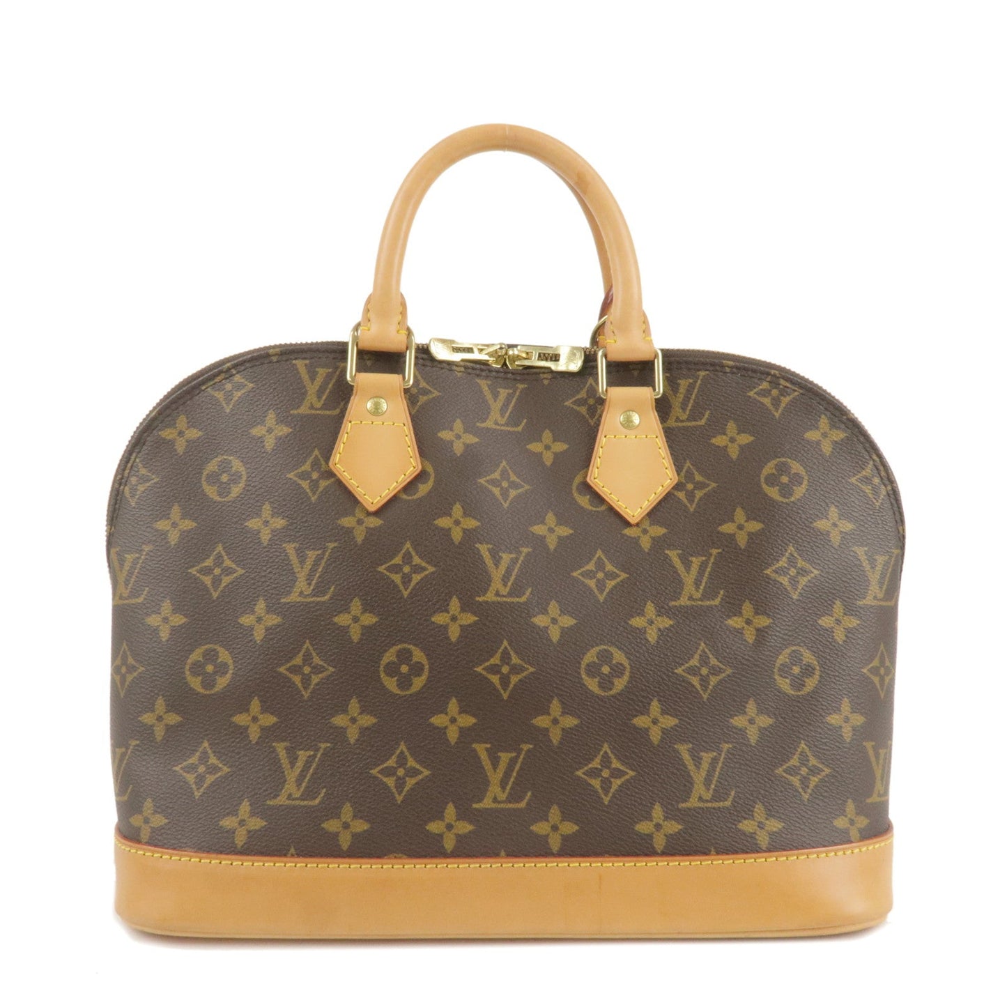 Louis Vuitton Monogram Alma Hand Bag Brown M51130