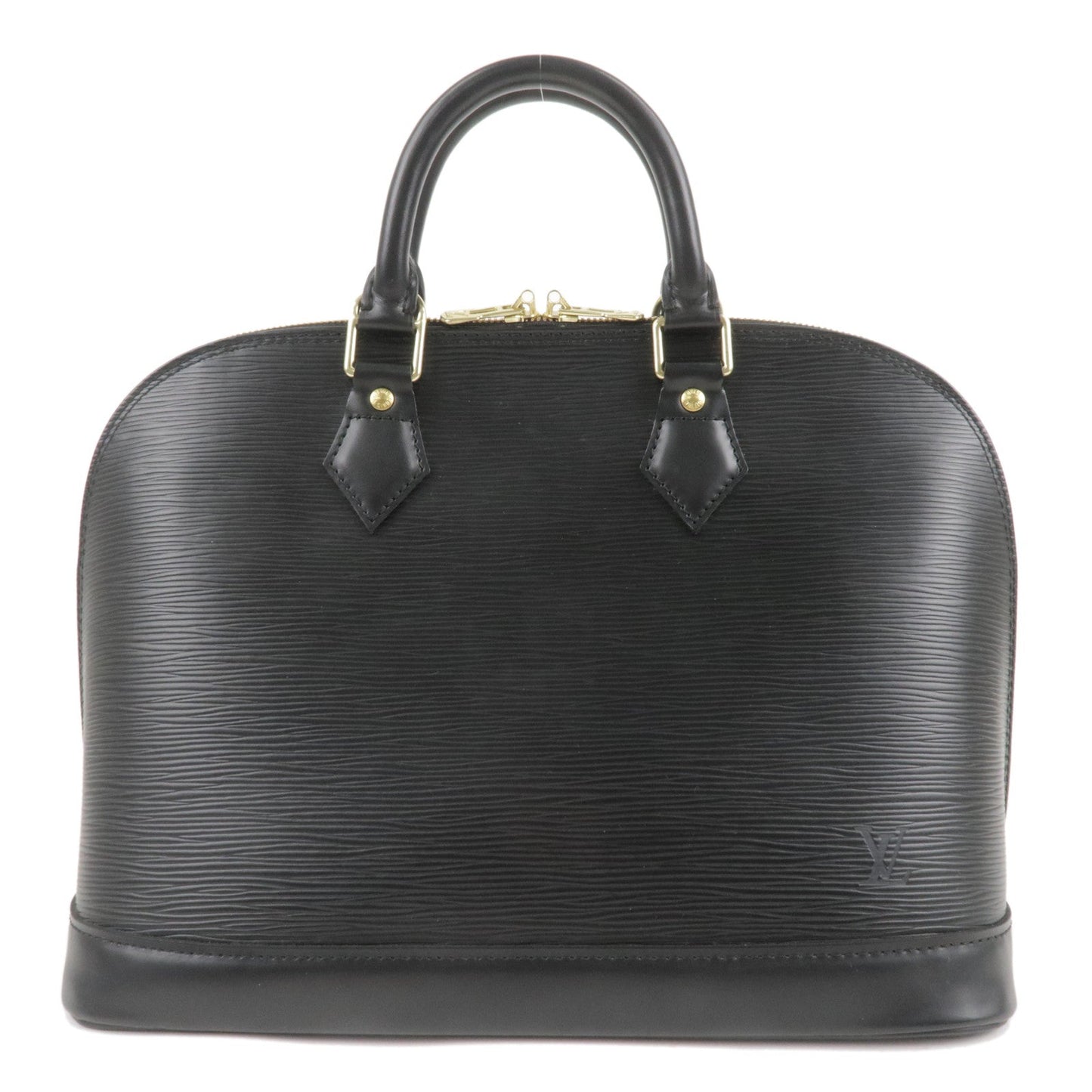 Louis Vuitton Epi Alma Hand Bag Noir Black M52142