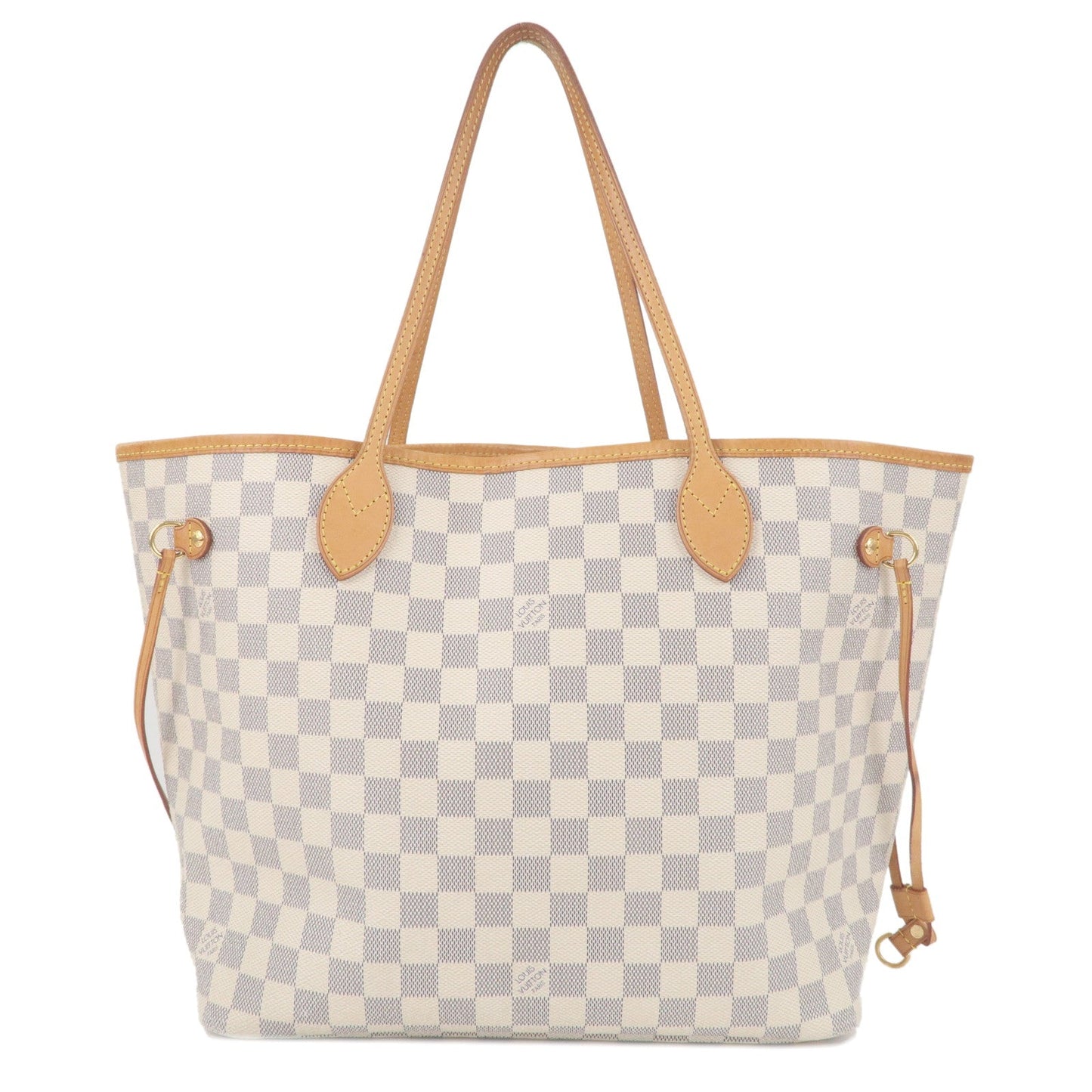 Louis Vuitton Damier Azur Neverfull MM Tote Bag N51107