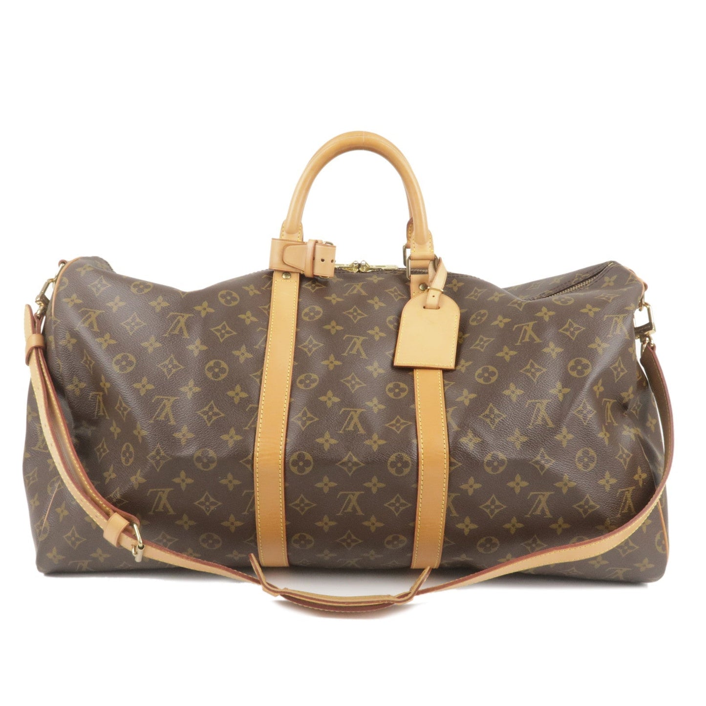 Louis Vuitton Monogram Keep All Bandouliere 55 Boston Bag M41414