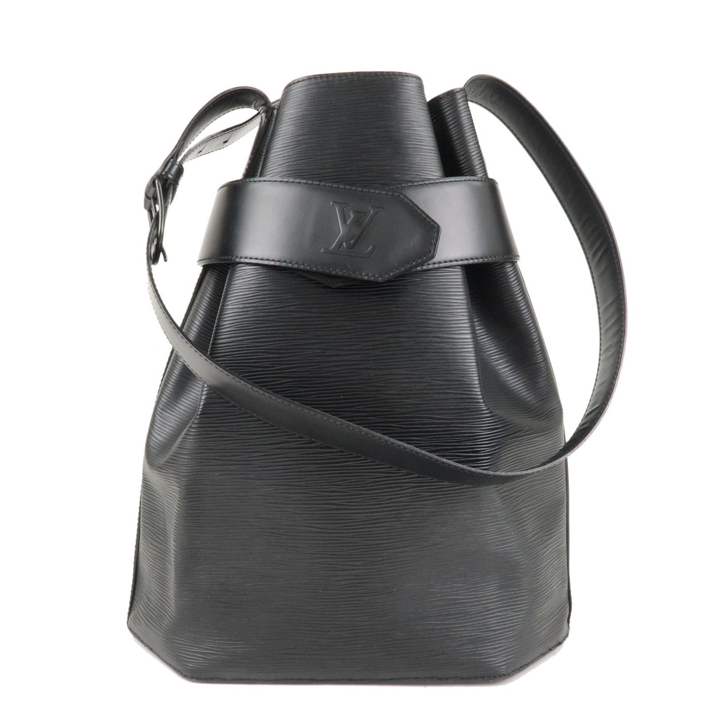 Louis Vuitton Epi Sac D'epaule GM Bucket Bag Noir Black M80155