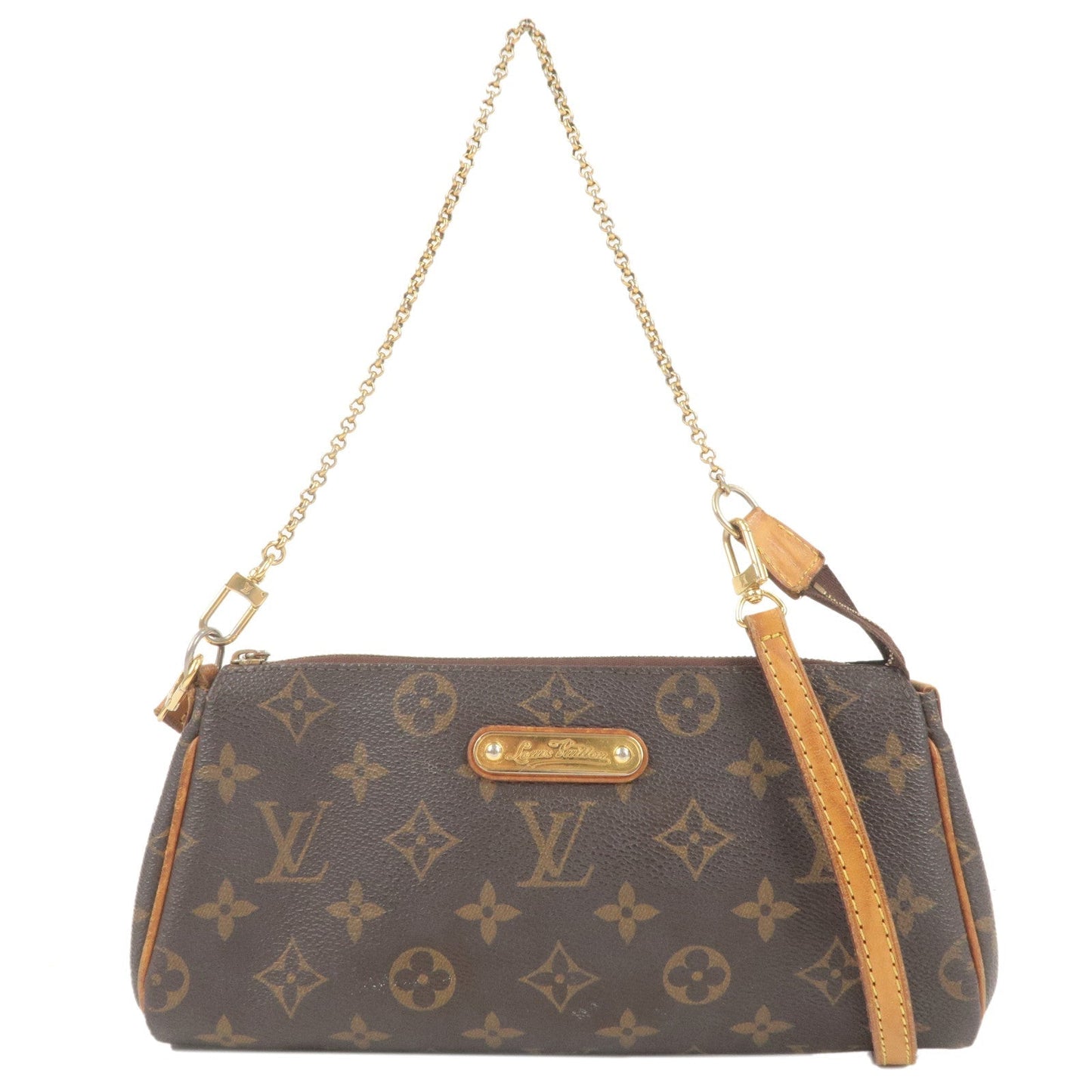 Louis Vuitton Monogram Eva 2Way Shoulder Bag Pouch Brown M95567