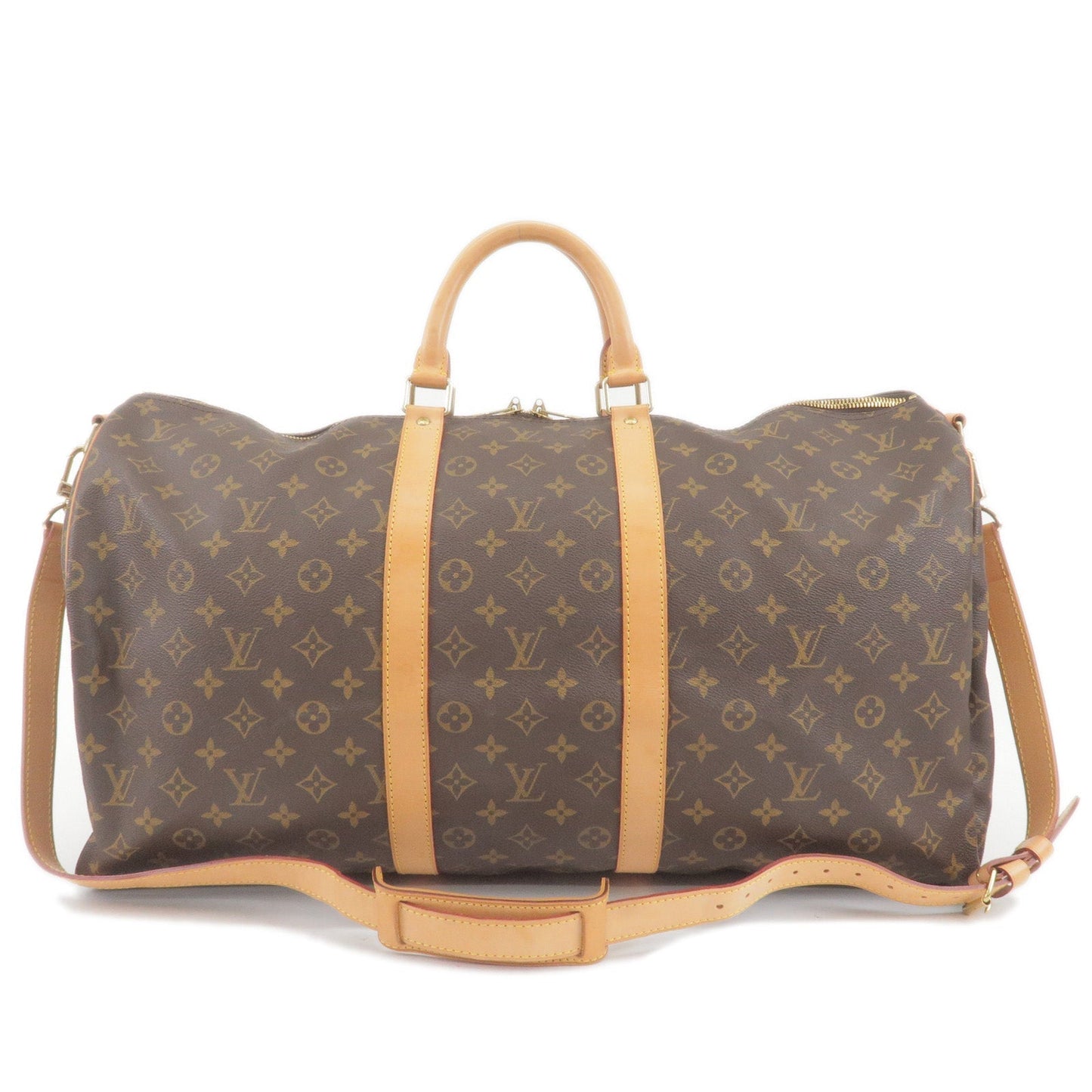 Louis Vuitton Monogram Keep All 55 Bandouliere Boston Bag M41414