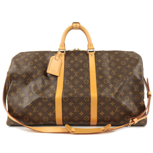 Louis Vuitton Monogram Keep All Bandouliere 55 Boston Bag M41414