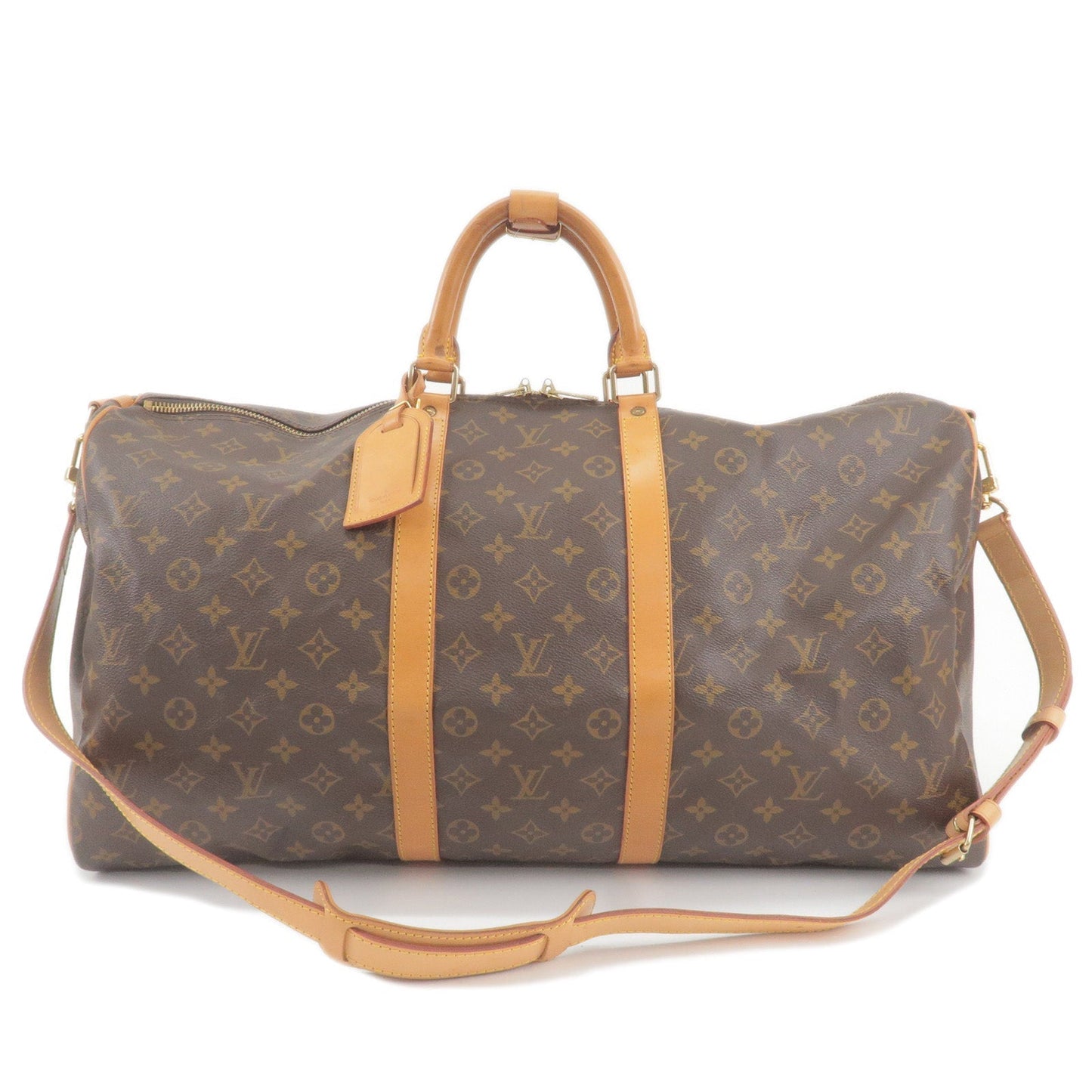 Louis Vuitton Monogram Keep All 55 Bandouliere Boston Bag M41414