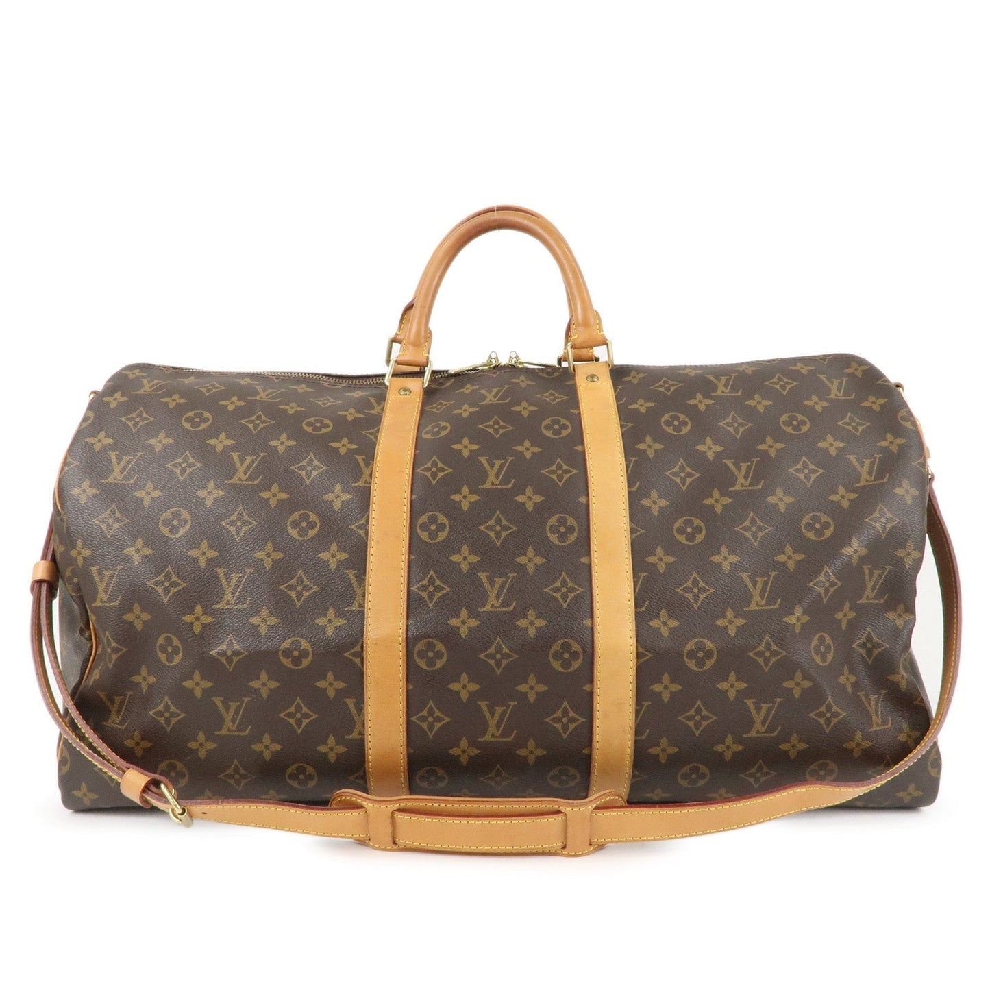 Louis Vuitton Keep All Bandouliere 55 Boston Bag & Strap M41414