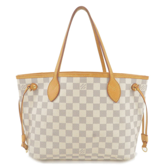 Louis Vuitton Damier Azur Neverfull PM Tote Bag N51110