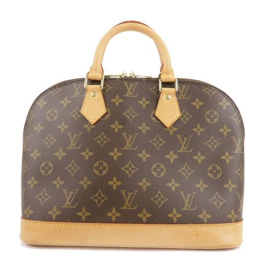 Louis Vuitton Monogram Alma Hand Bag Brown M51130