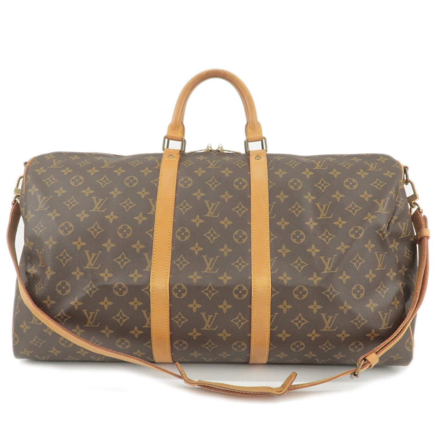 Louis Vuitton Monogram Keep All Bandouliere 55 Boston Bag M41414