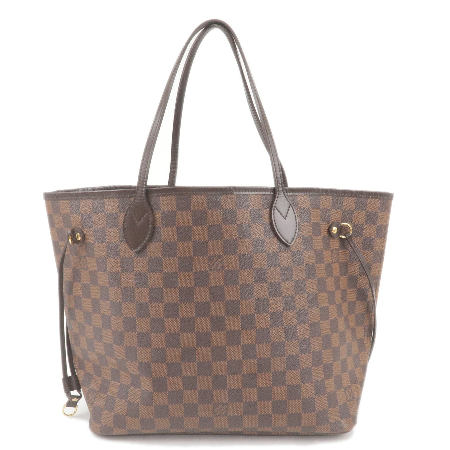 Louis Vuitton Damier Ebene Neverfull MM Tote Bag Brown N51105