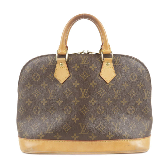 Louis Vuitton Monogram Alma Hand Bag Brown M51130