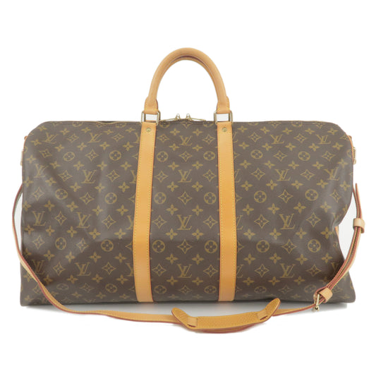 Louis Vuitton Monogram Keep All Bandouliere 55 Boston Bag M41414