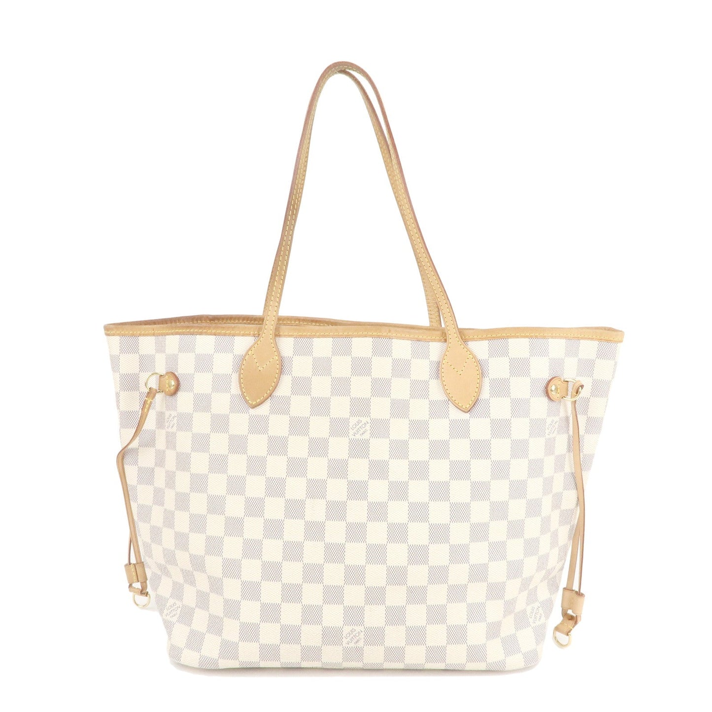 Louis Vuitton Damier Azur Neverfull MM Tote Bag N51107