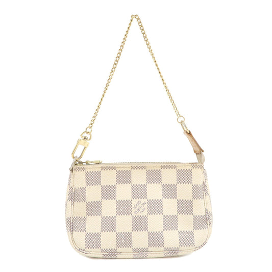 Louis Vuitton Damier Azur Mini Pochette Accessoires Pouch N58010