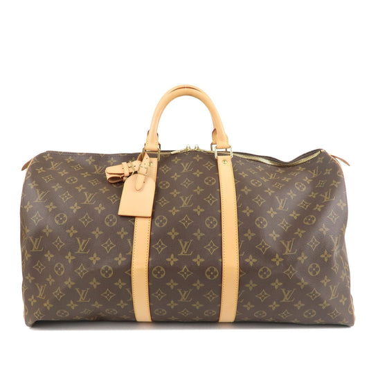 Louis Vuitton Monogram Keep All 55 Boston Bag Brown M41424