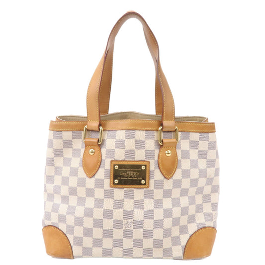 Louis Vuitton Damier Azur Hampstead PM Hand Bag Ivory N51207