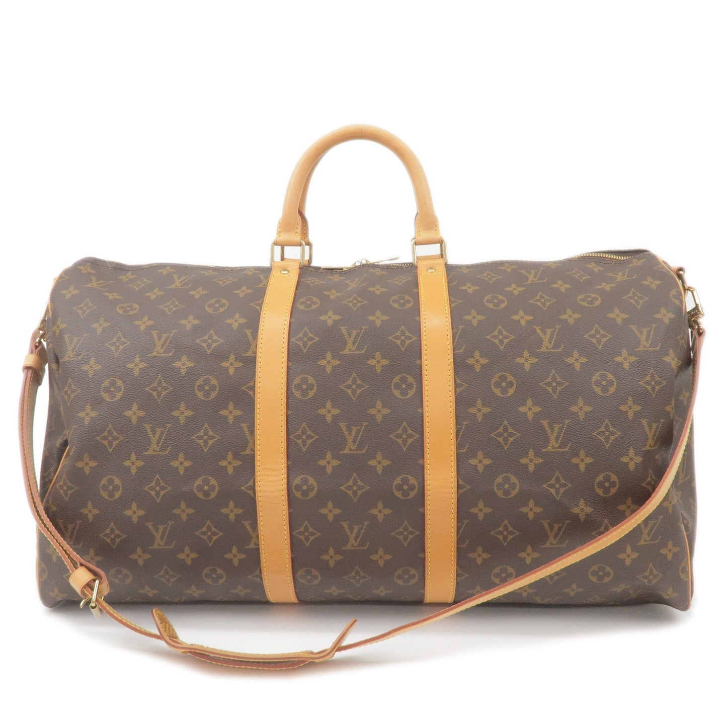 Louis Vuitton Keep All Bandouliere 55 Boston Bag & Strap M41414