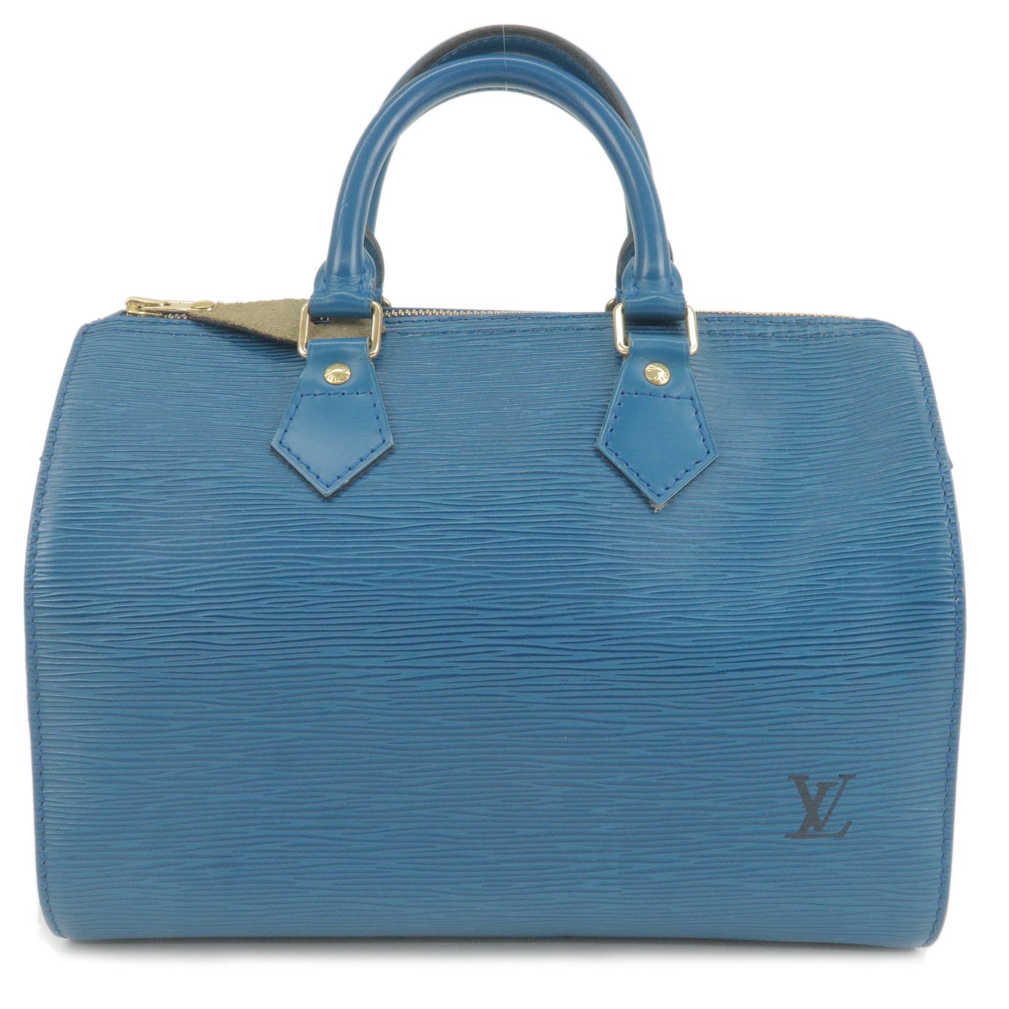 Louis Vuitton Epi Speedy 30 Hand Boston Bag Blue M43005