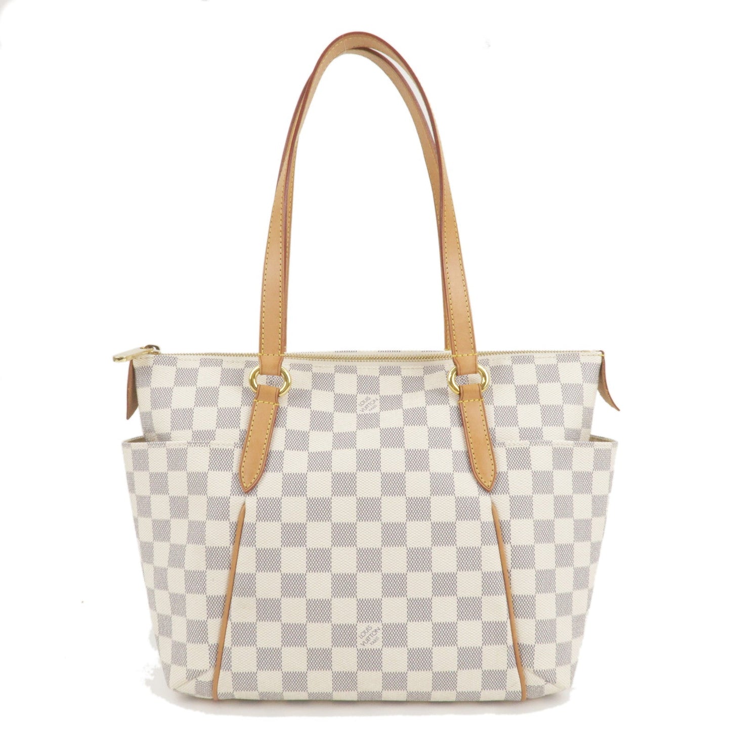 Louis Vuitton Damier Azur Totally PM Tote Bag Beige N51261