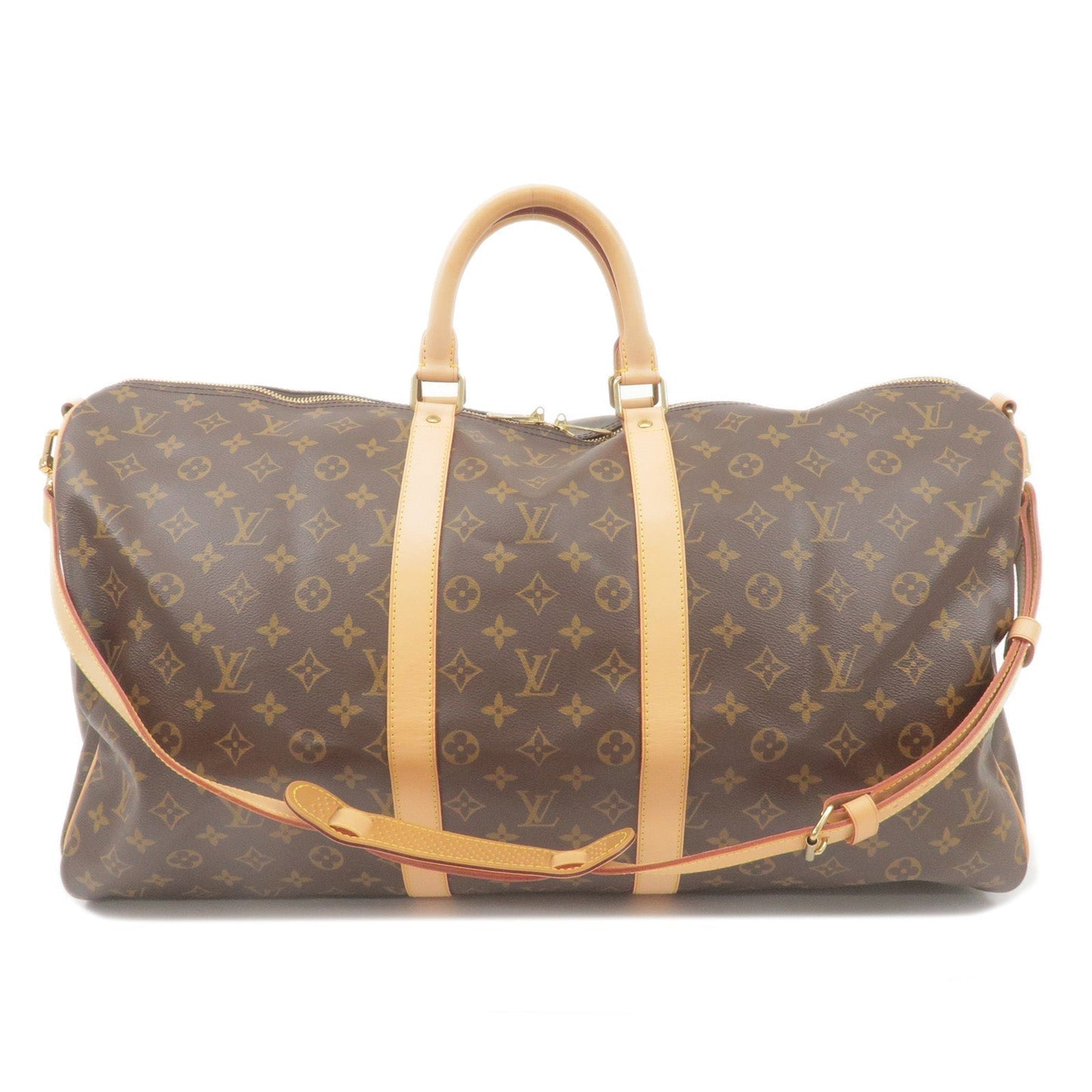 Louis Vuitton Keep All Bandouliere 55 Boston Bag & Strap M41414