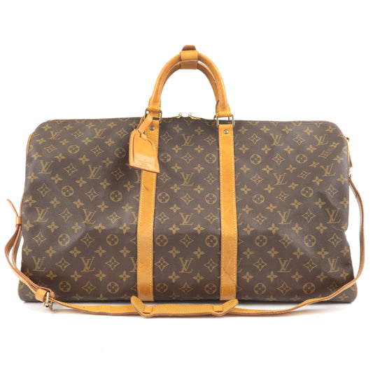 Louis Vuitton Keep All Bandouliere 55 Boston Bag M41414