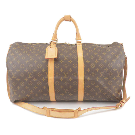 Louis Vuitton Keep All Bandouliere 55 Boston Bag & Strap M41414