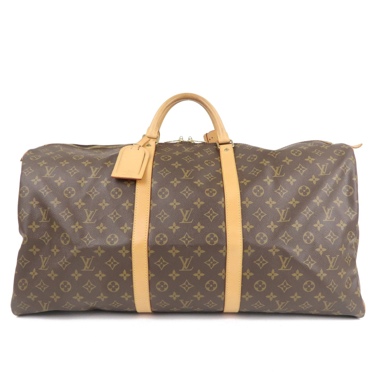 Louis Vuitton Monogram Keep All 60 Boston Bag Brown M41422