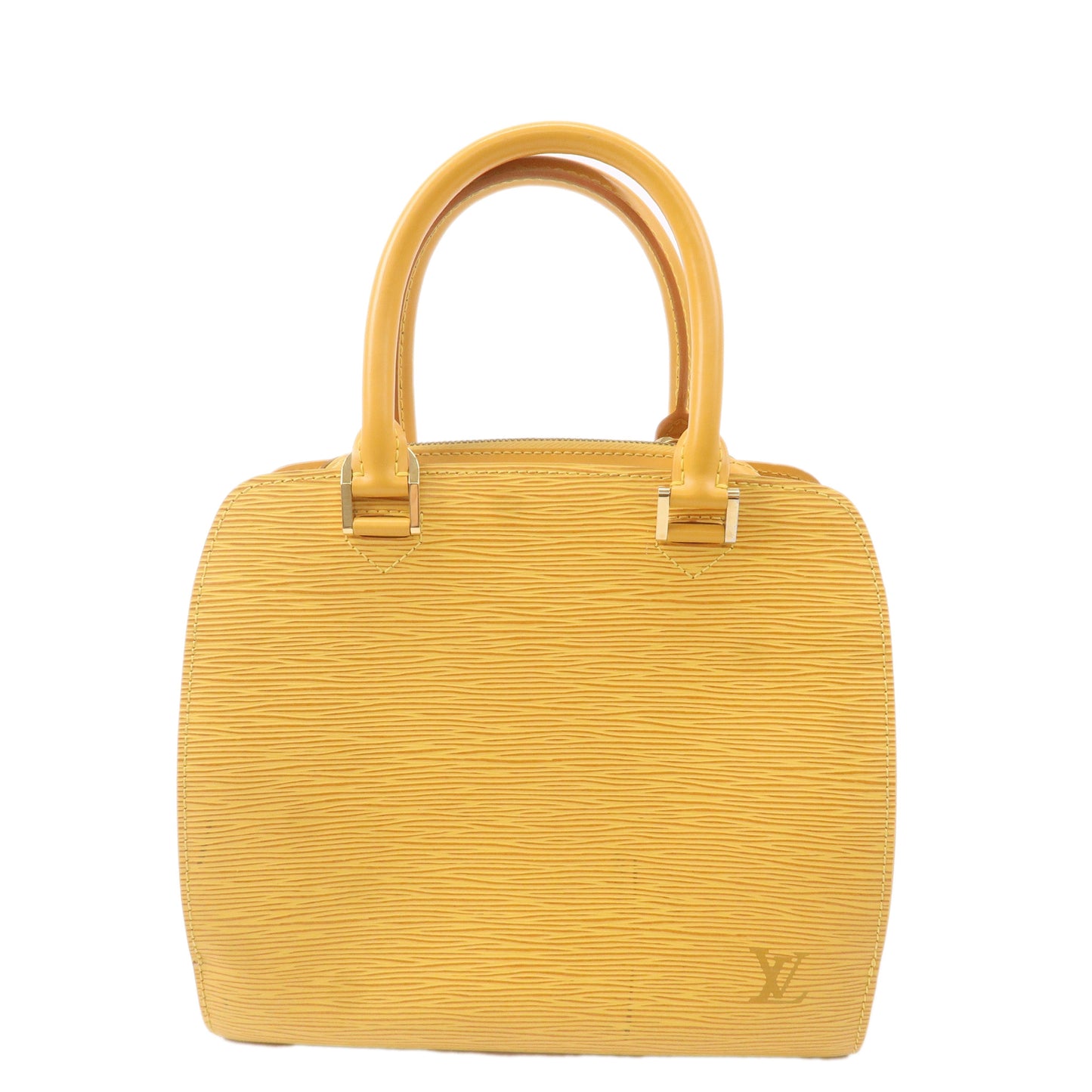 Louis Vuitton Epi Pont Neuf Hand Bag Tassili Yellow M52059