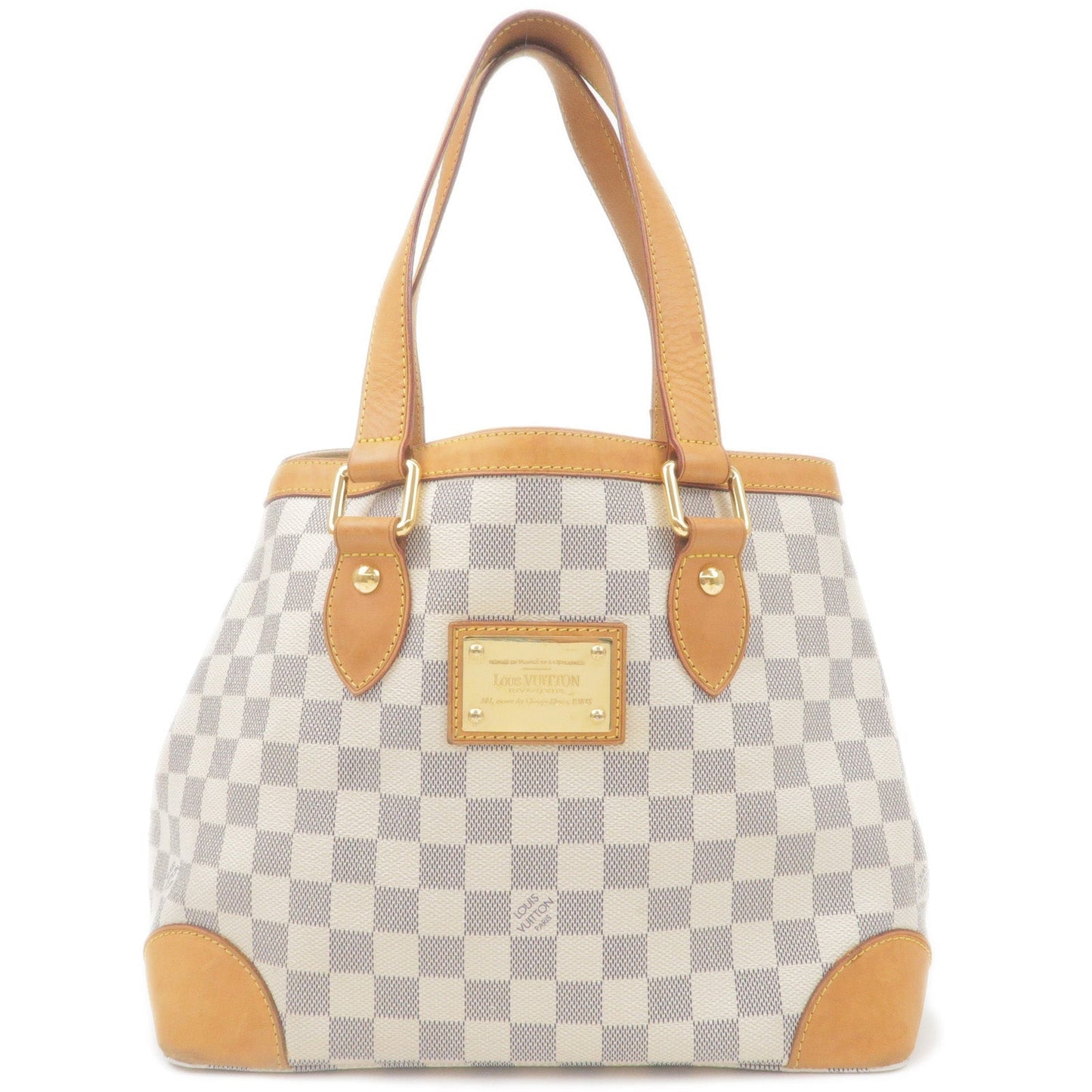 Louis Vuitton Damier Azur Hampstead PM Hand Bag N51207