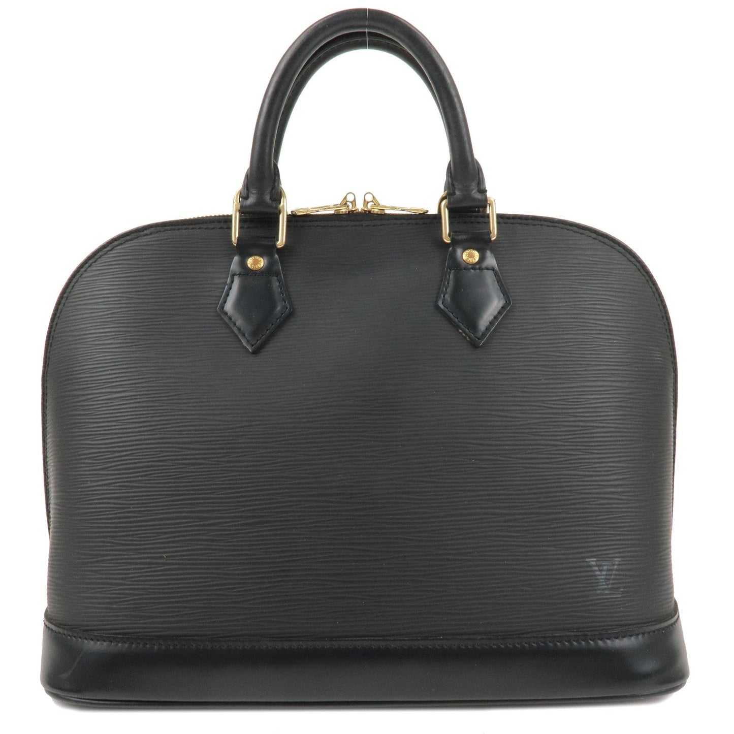 Louis Vuitton Epi Alma Hand Bag Noir Black M52142