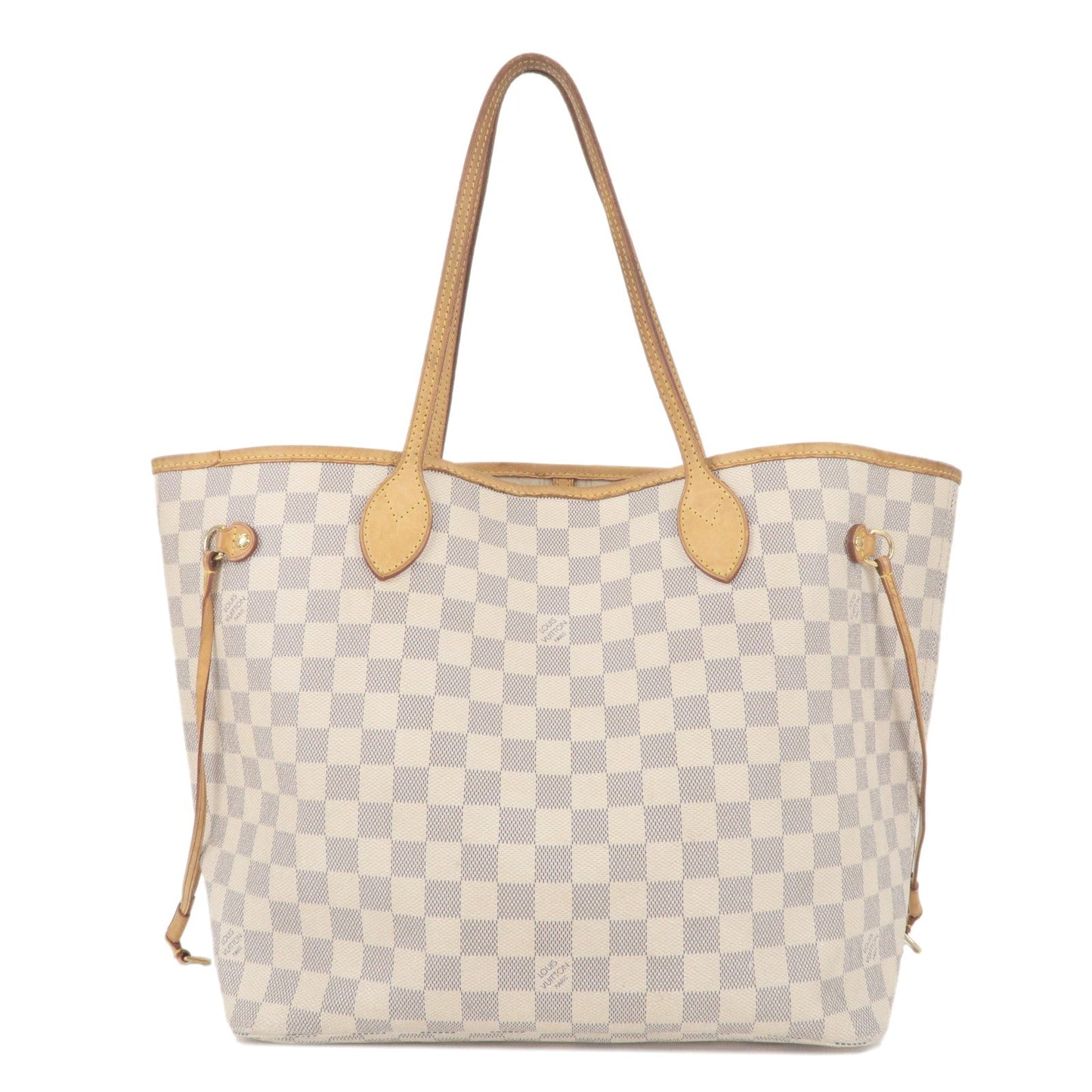 Louis Vuitton Damier Azur Neverfull MM Tote Bag N51107