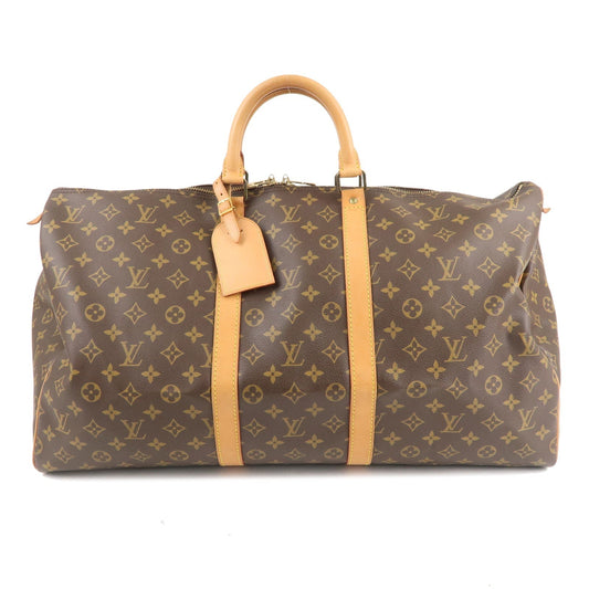 Louis Vuitton Monogram Keep All 55 Boston Bag Brown M41424