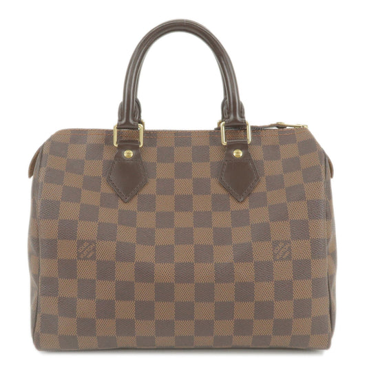 Louis Vuitton Damier Ebene Speedy 25 Hand Bag Boston Bag N41532