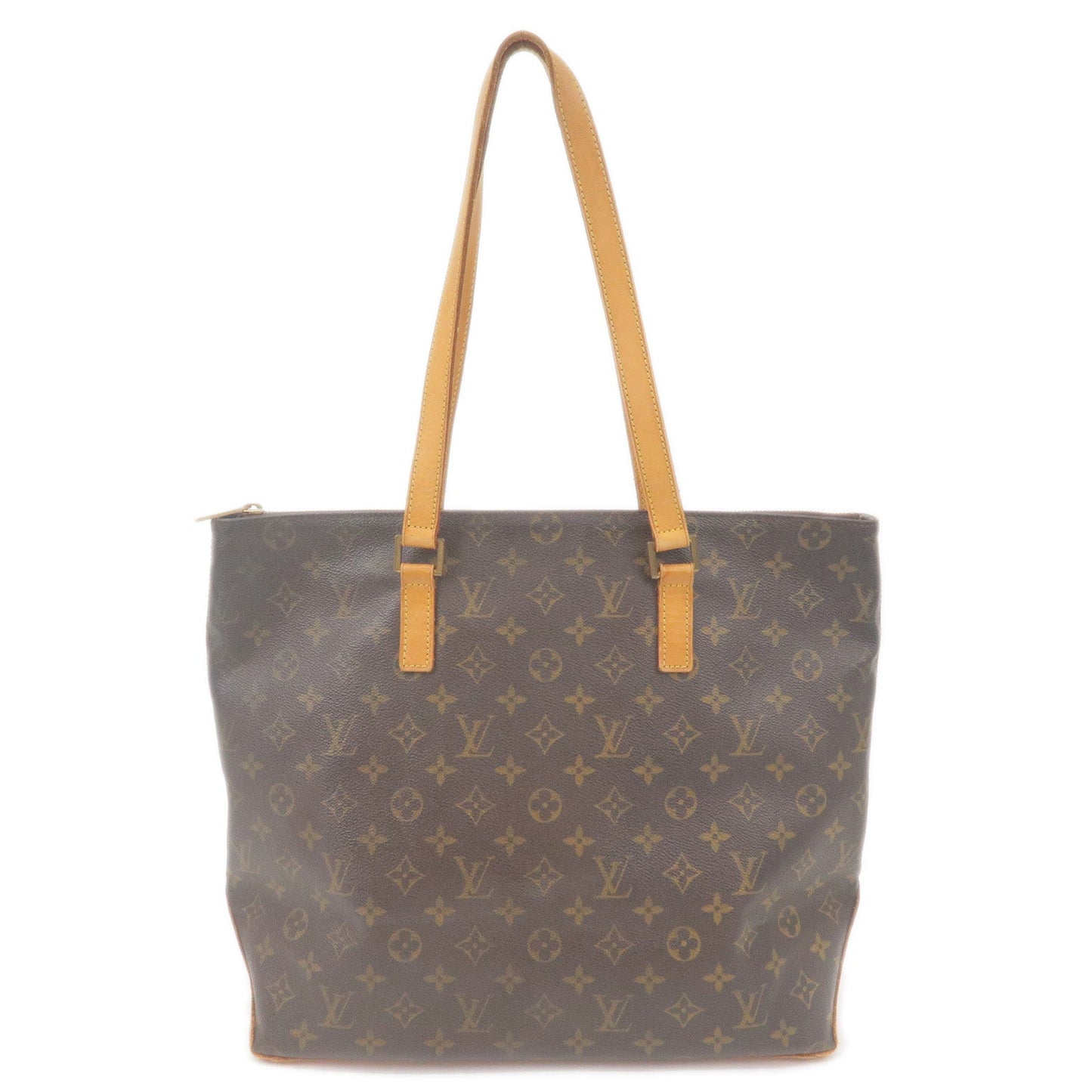 Louis Vuitton Monogram Cabas Mezzo Tote Bag Brown M51151