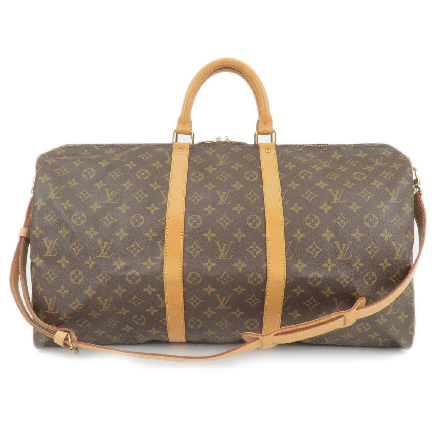 Louis Vuitton Monogram Keep All Bandouliere 55 Boston Bag M41414