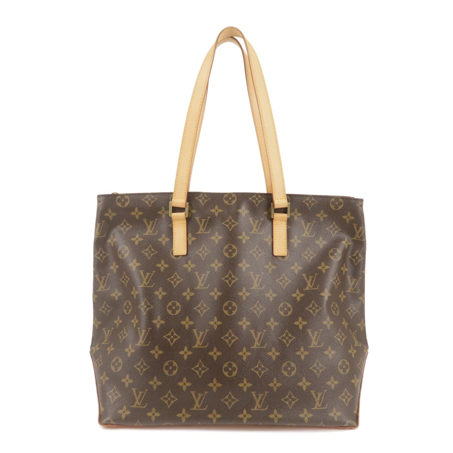 Louis Vuitton Monogram Cabas Mezzo Tote Bag Brown M51151