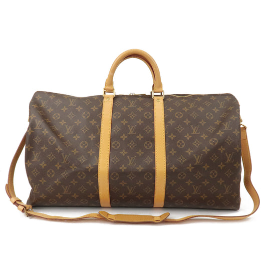 Louis Vuitton Keep All Bandouliere 55 Boston Bag & Strap M41414