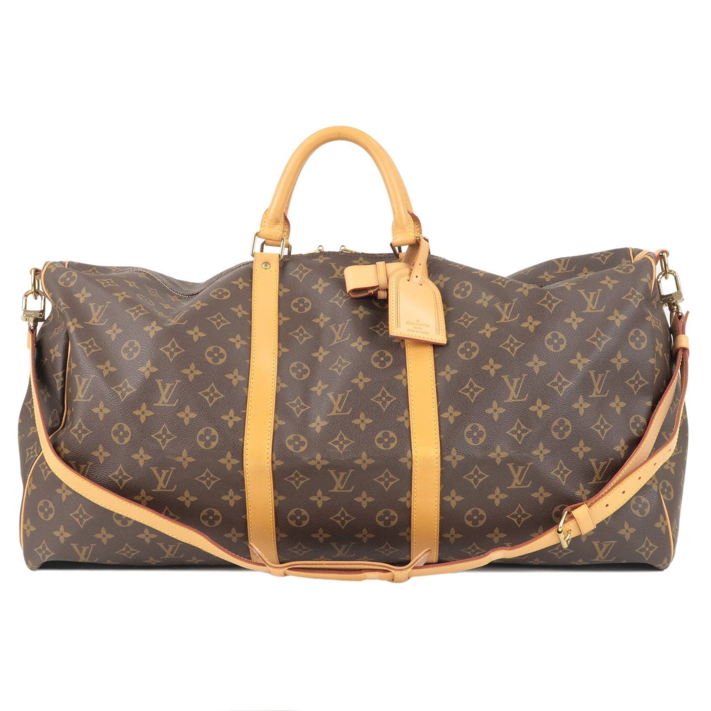 Louis Vuitton Monogram Keep All Bandouliere 60 Boston Bag M41412