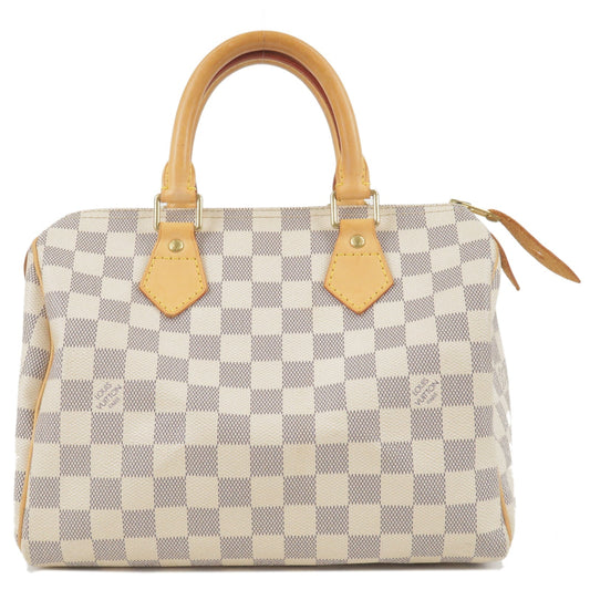 Louis Vuitton Damier Azur Speedy 25 Boston Bag N41534