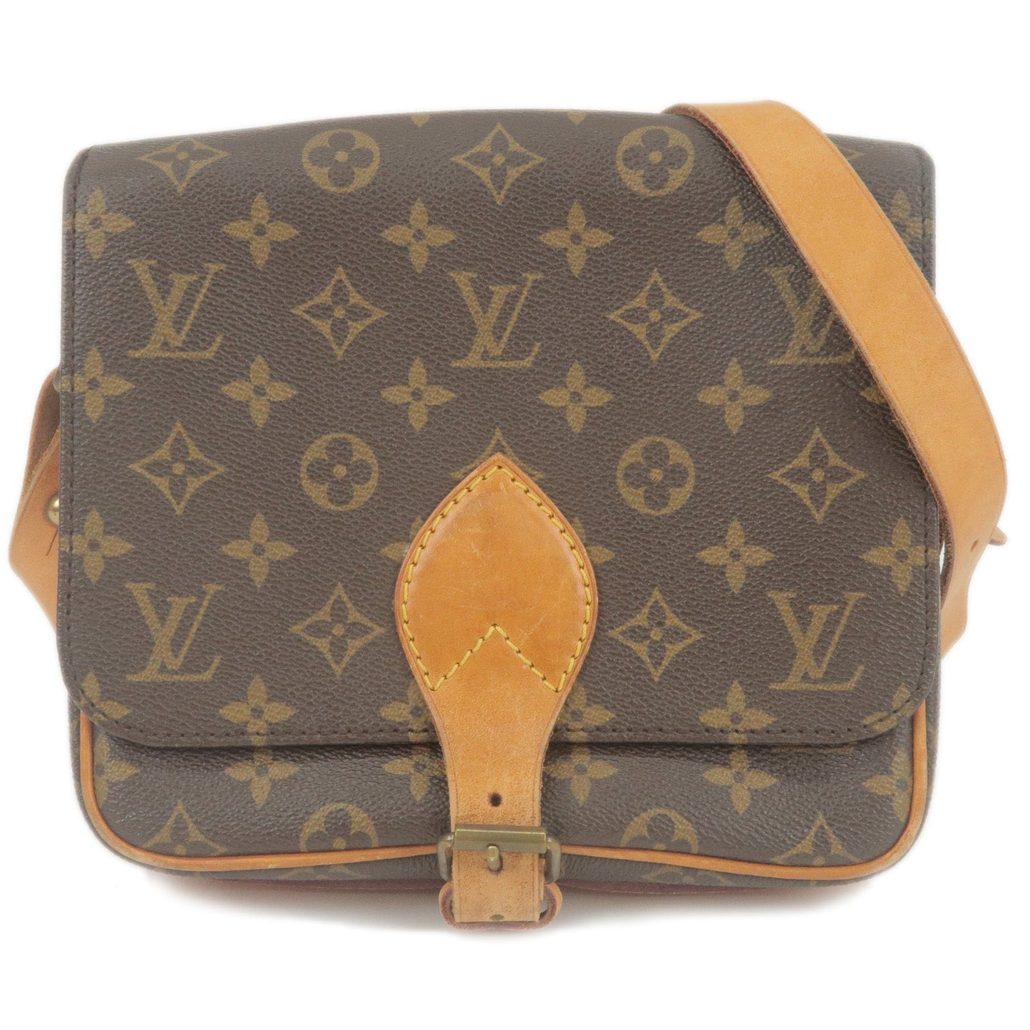 Louis Vuitton Monogram Cartouchiere 22 Shoulder Bag M51253