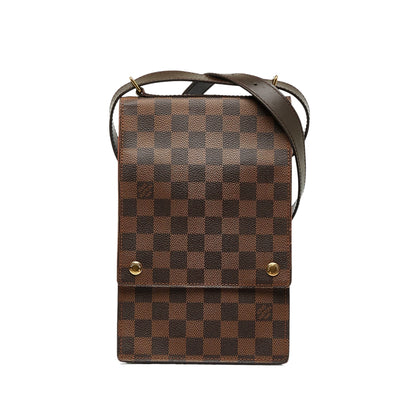 LOUIS VUITTON Damier Ebene Portobello Crossbody Bag