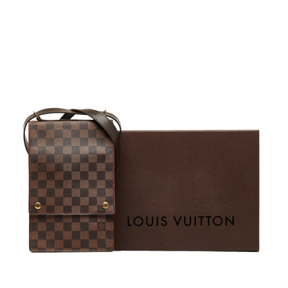 LOUIS VUITTON Damier Ebene Portobello Crossbody Bag